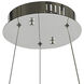 Canada LED 16 inch Chrome LED Chandelier Ceiling Light